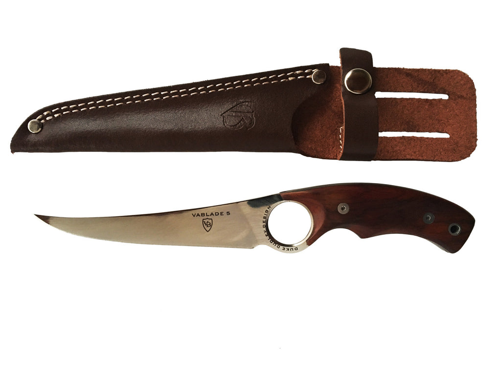 VA Blade 5in Filet Knife and Genuine Leather Sheath